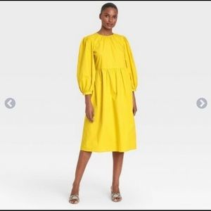 Who What Wear yellow/green dress (M)
